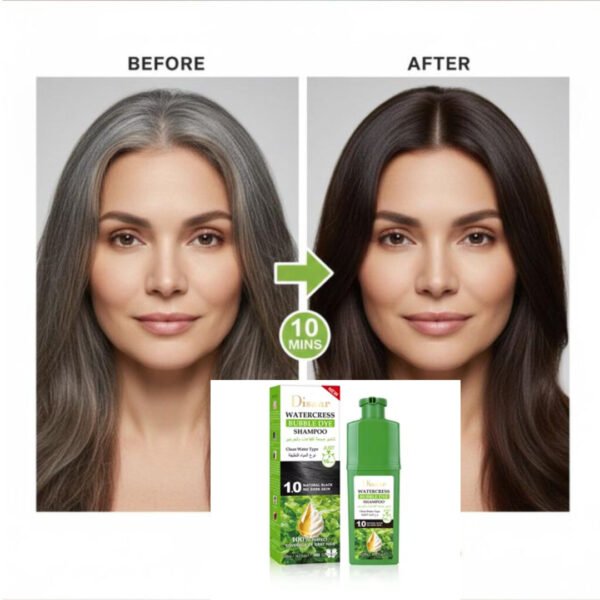 IMG-20260828-WA0036 شامبو صبغة الجرجير ديسار (Disaar Watercress Bubble Dye Shampoo - Natural Black 1.0)