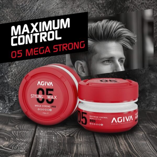 واكس وجيل شعر أجيڤا الاحترافي (Agiva Styling Wax - 175ml)