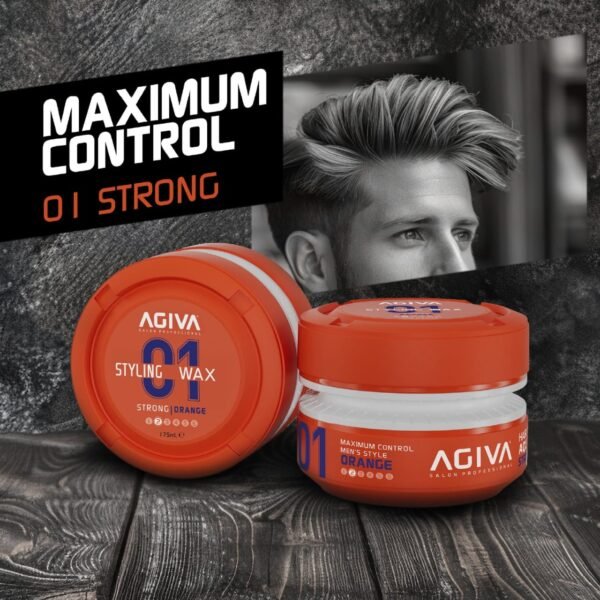 واكس وجيل شعر أجيڤا الاحترافي (Agiva Styling Wax - 175ml)