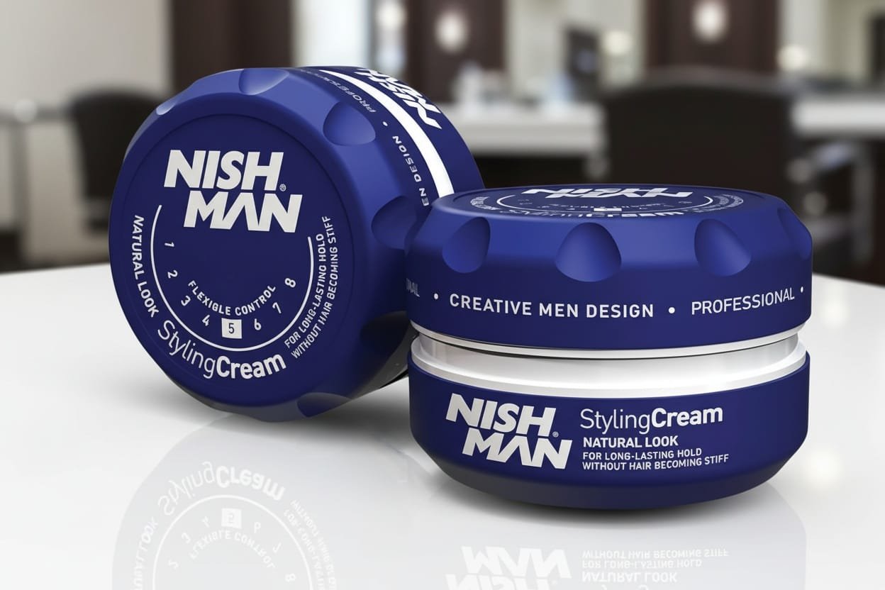 ​NISHMAN Styling Cream - كريم تصفيف الشعر بنظرة طبيعية
